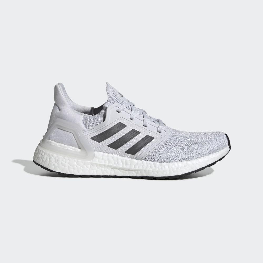 Adidasi Alergare Adidas Ultraboost 20 Dama Romania - Gri/Rosii EE4394